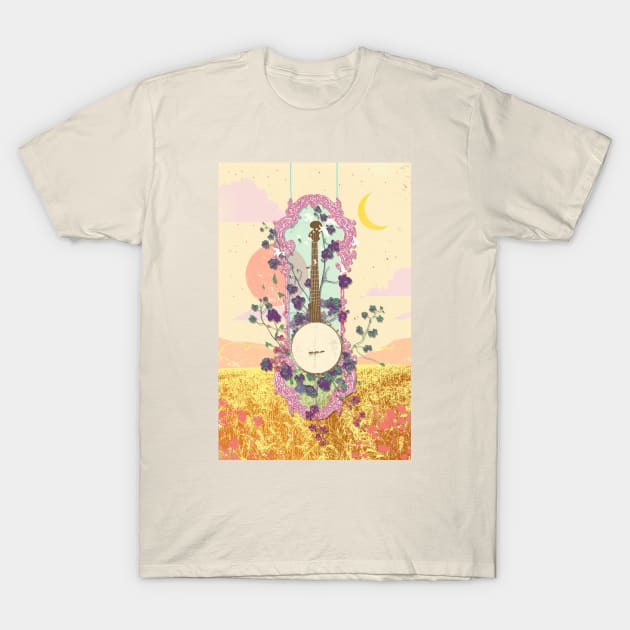 PRETTY BANJO T-Shirt by Showdeer